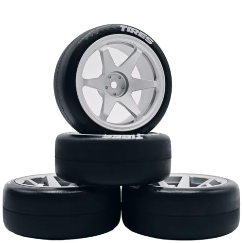 �h���t�g�^�C���z�C�[�� For Tamiya For TT01 For TT02 XV01 XV02 1/10 Rc�A�b�v�O���[�h | 4PCS ���^���z�C�[���h���t�g�^�C���́A1/10 �c�[�����O�J�[�ɐ��m�ȃX���C�h����ƃp�t�H�[�}���X��񋟂��܂��A�b�v