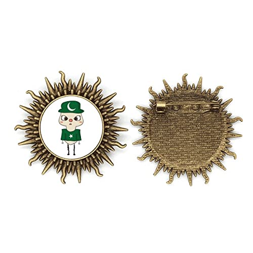 Pins Pakistan Drapeau Broche Métal Haken Broche Asie