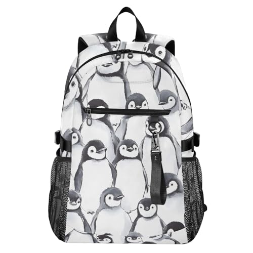 Sac à dos PC 14 pouces homme femme noir gris de voyage