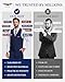 Hihawk Men's 2-Piece Suit, Vest Pants Set for Men, Fashion Waistcoat with Tie for Wedding, Prom, Homecoming, Business Light Gray