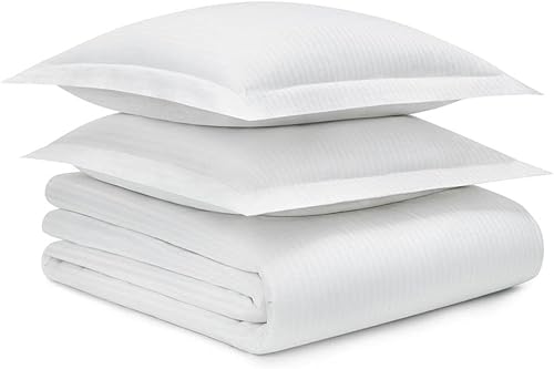 Miniatura 1 de Standard Textile Juego de edredón Comfortwill, rayas blancas, matrimonialqueen