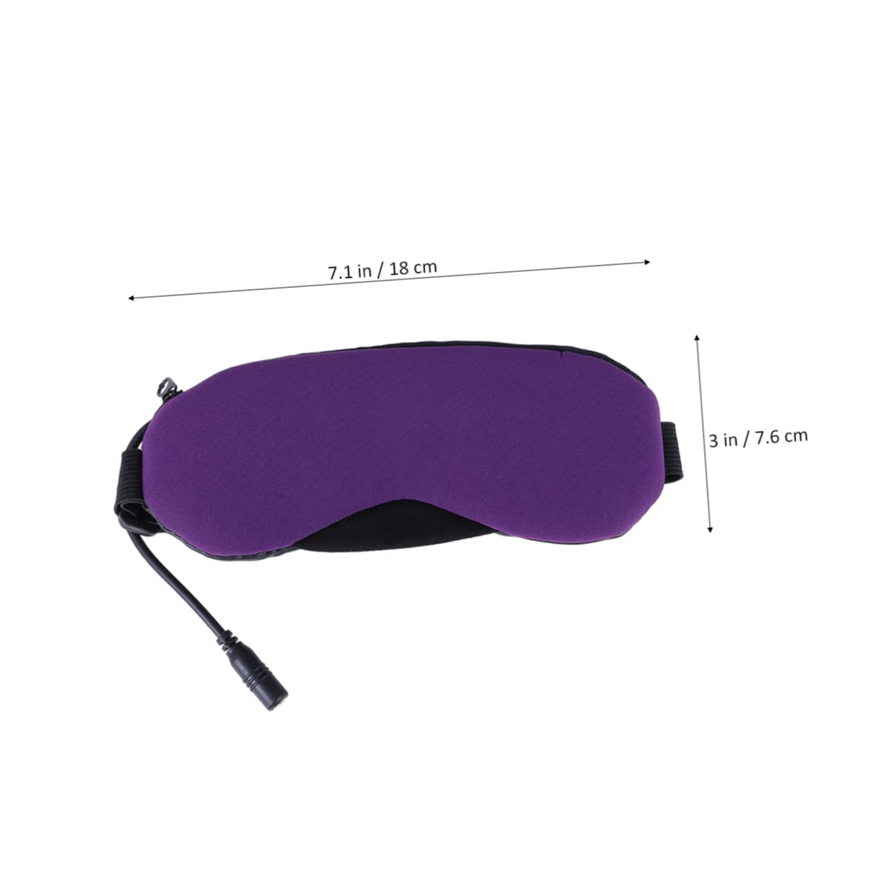 Mobestech Maschera per Dormire USB Funzione Calda e Fredda Benda per Occhi per Bloccare la Luce per Casa e Viaggio Design Unisex