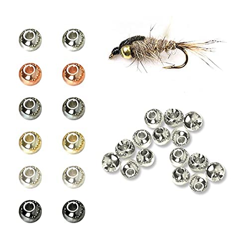 Aventik 50pc Brass Beads 10 Colors