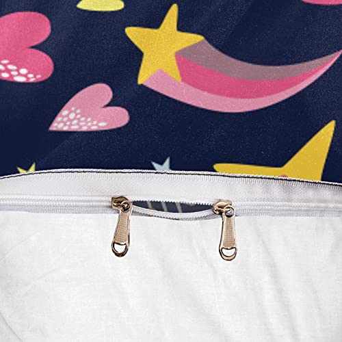 Parure de lit licorne douce ensemble 3 pièces idée cadeau anniversaire
