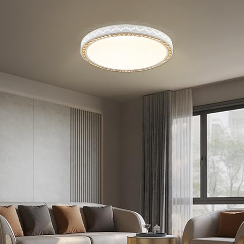 Led luminaria de techo para techos bajos con mando a distancia metálica pack de 2 6