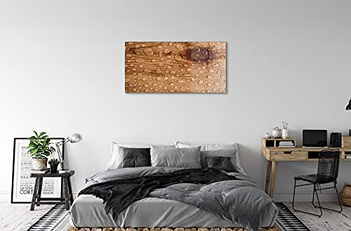 Impression sur verre Tulup 100x50 cm décoration murale en bois - 3
