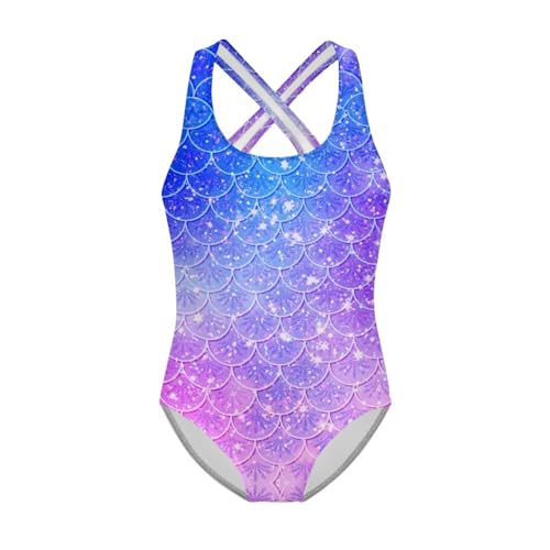 Image of Girls One Piece Swimsuits Size 5-14 Kawaii Gymnastics Leotard for Beach Vacations