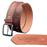 Eagle Epic Custom 100% Genuine Leather Belt for Mens Valentine's Day Gift, Handmade Personalized Engraved Classic Casual Leather Belt, Leather for Your Valentine, Anniversary, Him Men Customized Gifts