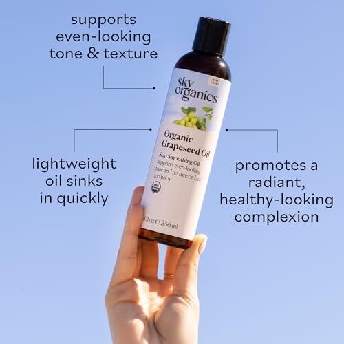 Sky Organics Aceite de Oliva Extra Virgen y Aceite de Semilla de Uva miniatura 6