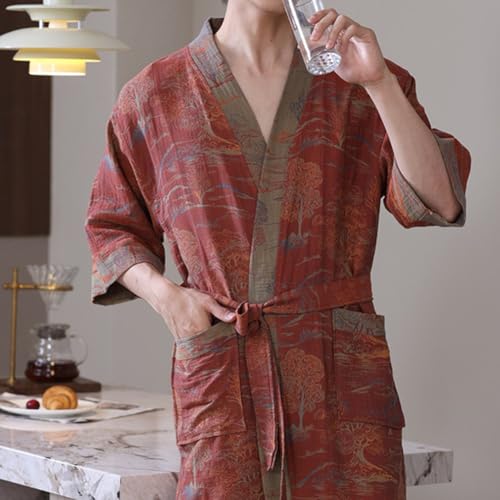Batas de baño y camisón estilo kimono japonés 6