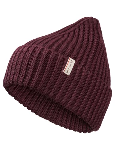 Bonnet Vaude unisexe chaud et stretch Moena II couleur marron Dark Oak