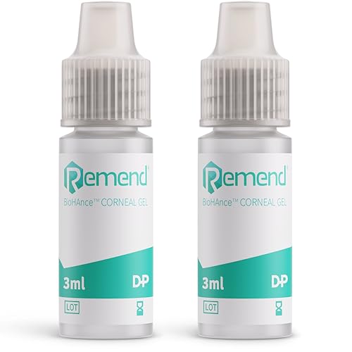 PAPA PAWS Remend Corneal Gel for Dogs and Cats (by Domes Pharma) - Pet Eye Drops for Dry Eyes Eye Infection Allergies & Cornea Recovery Gentle Eye Care Treatment - 3 ml (Pack of 2)
