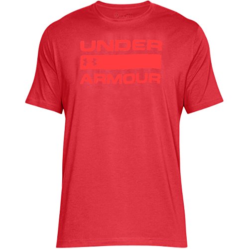 Image of Under Armour Men Team Issue Wordmark Short-Sleeve Shirt - Red, Small