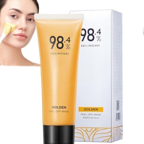 Zehaiwl��������s�[���I�t�t�F�C�X�p�b�N�A98.4% Golden Peel Off Mask Gold Peel Off Face Mask �������� �ь���� �����Ƃ� �n������ ���o������?��?�ʖ� (1�{)