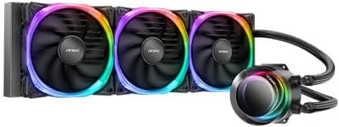 Antec Vortex 360mm ARGB All in One Liquid CPU Cooler with Aluminum Radiator and Latest Intel/AMD Socket Support