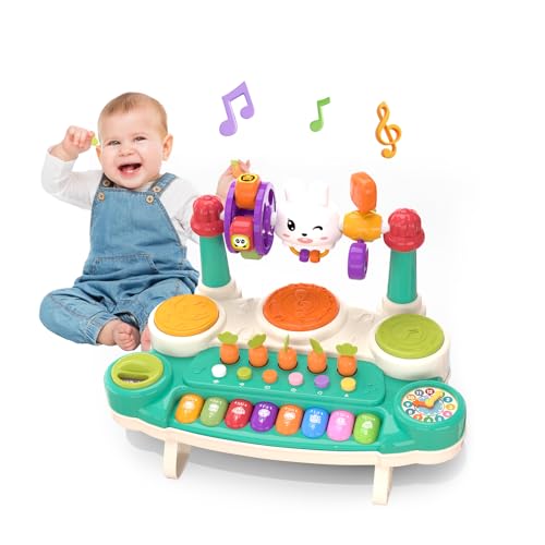 20-in-1 Baby Musical Toy: Interactive Piano Keyboard Drum Set