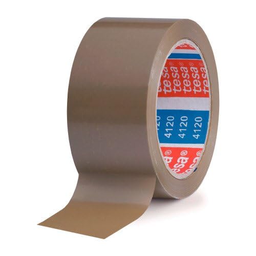 Tesa Ruban adhésif transparent PVC 50 mm x 100 m - Lot de 6 (Havane)
