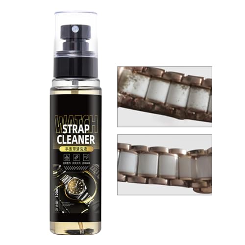 腕時計クリーナー - 時計バンド研磨クリーナー スプレータイプ - 携帯用メンテナンススプレー 傷除去剤 皮革 セラミック ゴム向け