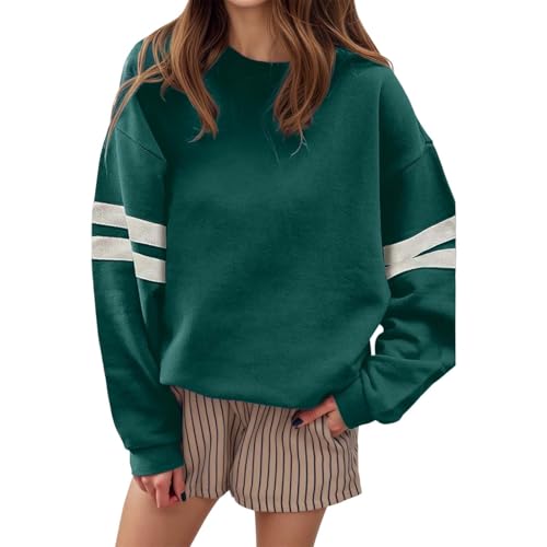 Sweat-shirt coupe ample à épaules tombantes et design coloré chic