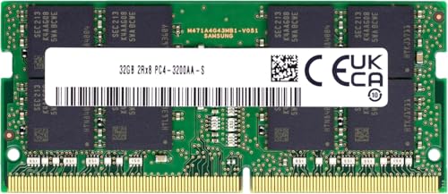 Image of 32GB DDR4 3200MHz PC4-25600 (PC4-3200AA) CL22 SODIMM 2Rx8 Dual Rank 1.2V 260-Pin Laptop, Notebook RAM Memory