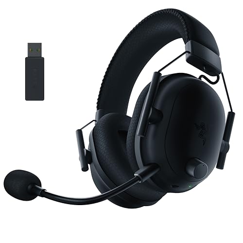 Razer BlackShark V2 Pro - Kabelloses Premium-Esports-Headset (HyperSpeed Wireless Technologie, Triforce Titanium 50mm Treiber, HyperClear Supercardioid Mikrofon) Schwarz