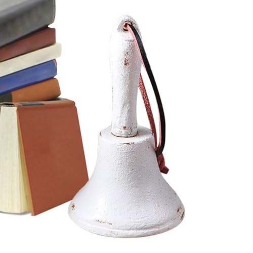 Cloche De Table,Cloche D'école en Fonte | Décoration Sonnette Vintage Portable pour Sonner Attirer L'attention Service - Cloches pour Classe Entrée Porte D'entrée