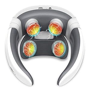 Elektrische Nekmassage, Polsvibratiemassage Met Verwarming, 4D Cervicale Montagetechnologie Voor Auto-Kantoorhuis