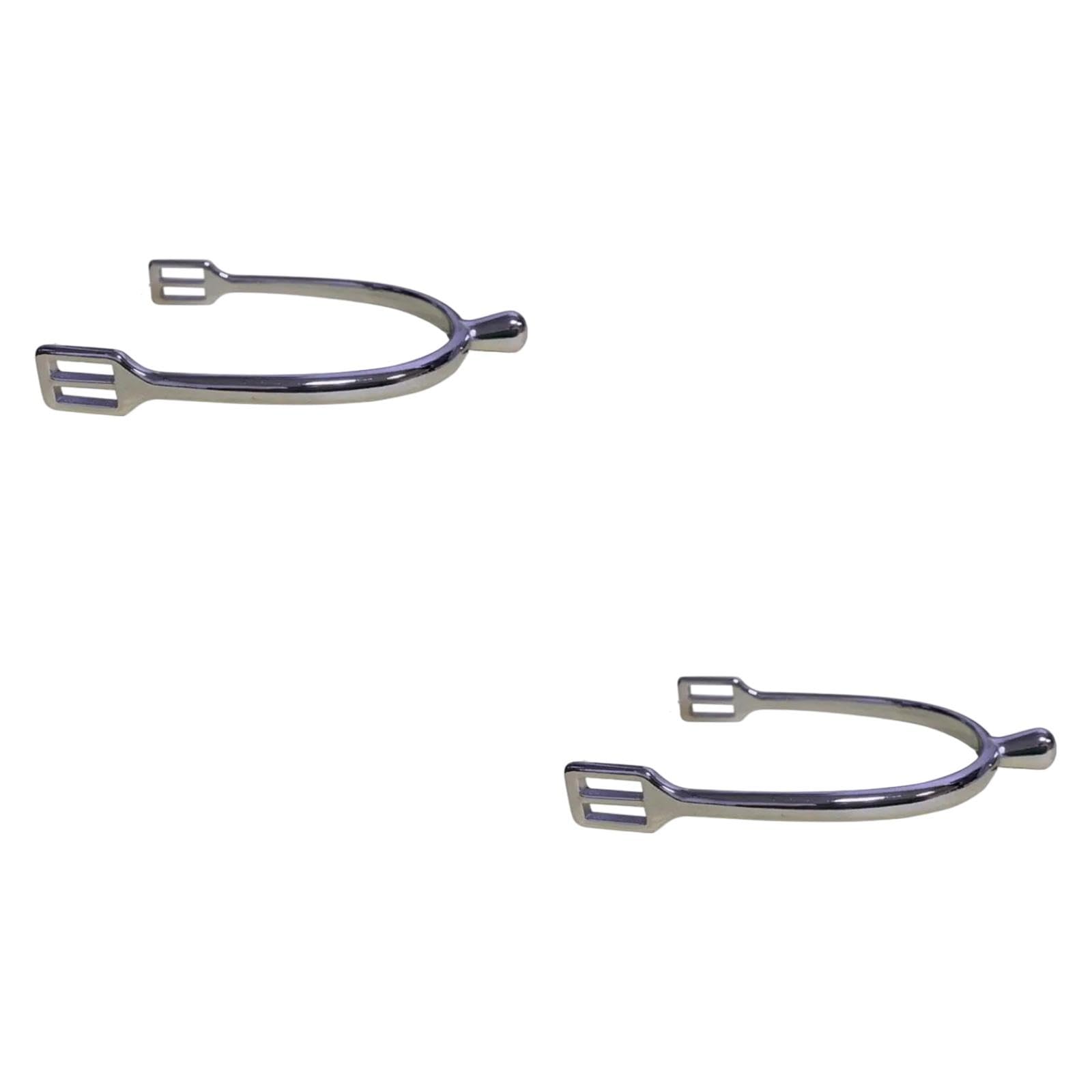 Yiju 2Pcs Horse Riding Spurs Equestrian Training Spurs Lightweight Equestrian Accessories Portable for Women Kids Zinc Alloy, L