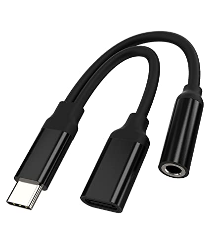USB-C - 3.5mm wbhzA_v^[ (2C1) DAC Type C [d Xvb^[ hO Samsung Galaxy S22 S21 S20 FE Ultra Note10 S9 S10 LG Google Pixel iPa