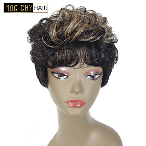 Peluca ondulada de pelo morichy