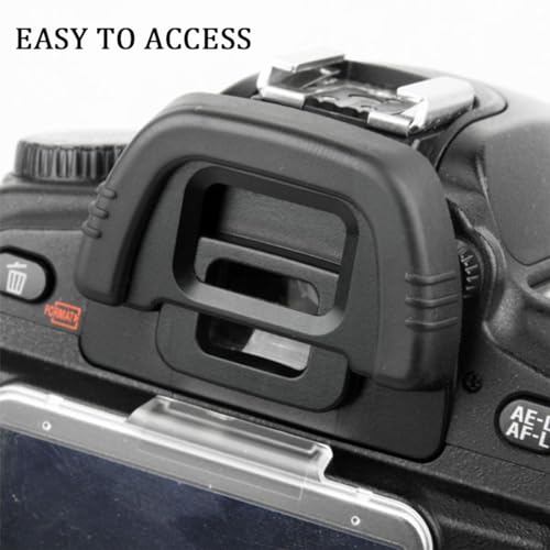 JSKWIKE 4 Pcs Augenmuschel Okularmuschel Okular Sucher für Nikon D7000 D750 D610 D600 D300 D200 D100 D90 D80 D70 D70s Kameras Ersetzt Nikon DK-21 Okular