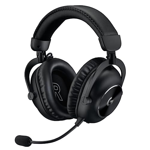 Logitech G PRO X 2 Lightspeed Wireless Gaming Headset: Detachable Boom Mic, 50mm Graphene Drivers, DTS:X Headphone 2.0—7.1 Surround, Bluetooth/USB/3.5mm Aux, for PC, PS5, PS4, Nintendo Switch – Black