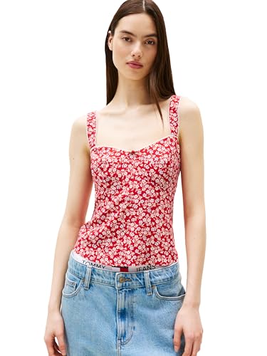 Chemise sans manches Tommy Jeans à motif floral pour femme