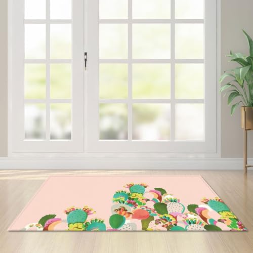 Tapis de salon lavable grand format paillasson extérieur intérieur polyester