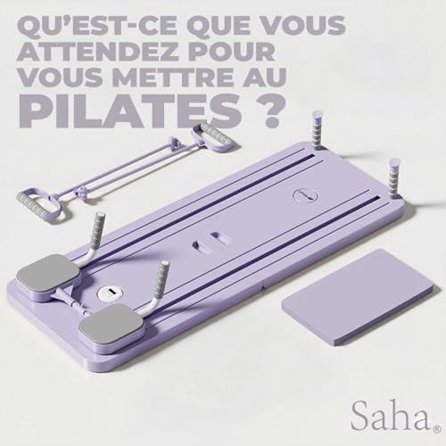 Planche Pilates Reformer Violette pour Renforcer les Abdos chez Soi - 3