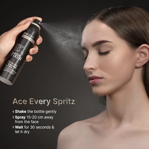Image of Swiss Beauty Prep Set Matte Makeup Fixer | Natural Matte Finish | With Vitamin E and Hyaluronic Acid | Long Lasting | 3-in-1 micro-fine spray | 120ml