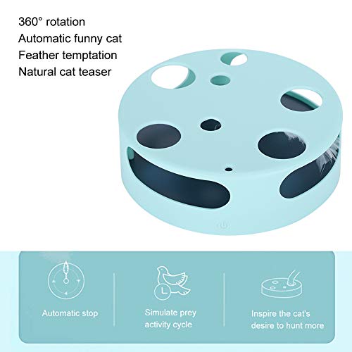 Fishawk Brinquedo para gatos e gatos, toca-discos para animais de estimação, animais de estimação pa