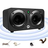 High Power Effective Plug-in Ultrasonic and Bionic, Rodent, Mouse Repeller for Building,Warehouse,Garage, Attic，Restaurant,Supermarket, and More. Coverage up to 2000 Square Feet When No Barriers