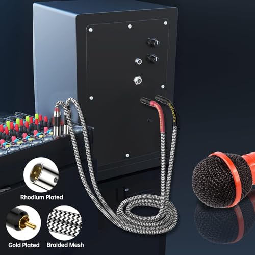 Moonsaudio Balanced Audiophile Audio 2Rca Male To Dual Xlr Male Connections Cables thumb #1