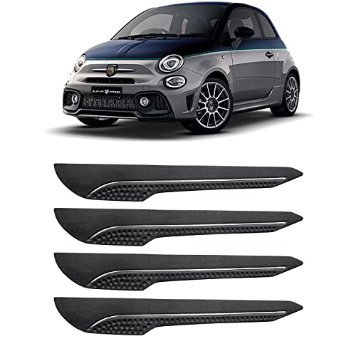 Image of AOSIS-Car Bumper Protector /Bumper Guard for Fiat Abarth with Single Chrome Stripe (4-Pcs)