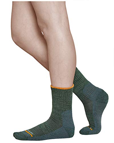 VITSOCKS Wandelsokken Merino Wol Warme Thermo Sok Dames, Trekking Action, groen-grijs, 39-42