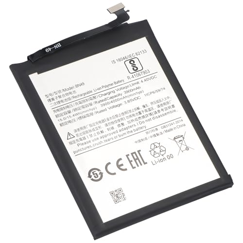 Batería compatible con Xiaomi Redmi 7A, polímero de litio, 3,85 V, 4000 mAh, 15,4 Wh, integrada, sin herramientas