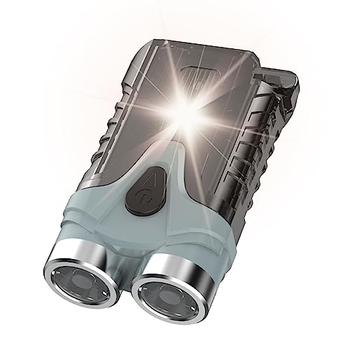 Mini Rechargeable Flashlight,Type-C Rechargeable Waterproof Flashlight | Aluminum Alloy Outdoor Lighting Accessory for Camping, Hiking, Walking, Searching Fengr-au