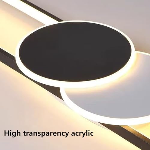 Plafonnier LED design nordique encastré avec diffuseur acrylique - 4