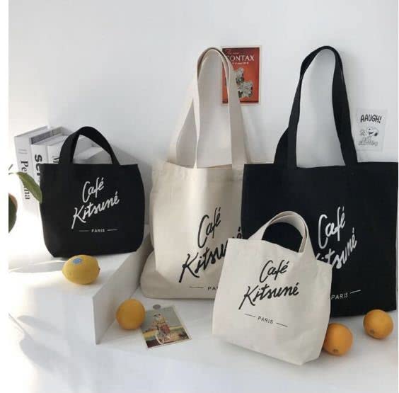 Amazon.co.jp: カフェキツネ cafe kitsune トートバッグ トート エコ  