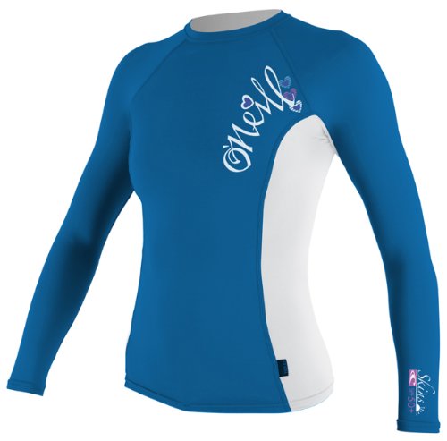 Image of O'Neill Wetsuits Girls Skins Long Sleeve Crew