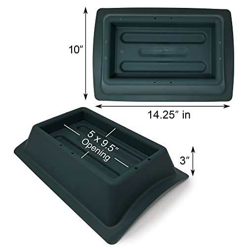 Floral Casket Saddle - Holds Two Floral Foam Bricks By Lifestyle Channel #TOP5