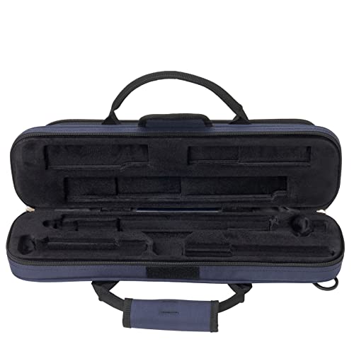 image for Protec MX308BX Flute (B or C Foot) MAX Case - Blue, Single Instrument