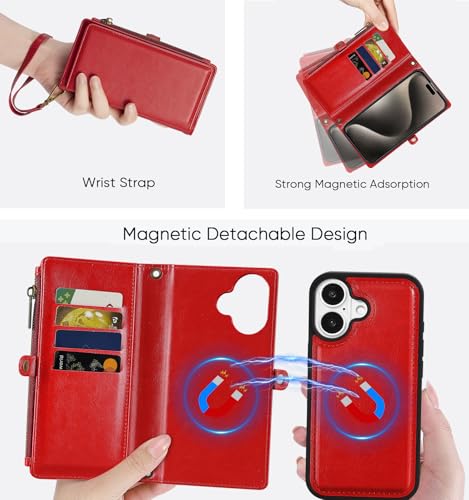 Étui portefeuille amovible pour iPhone protégeant vos cartes via blocage RFID