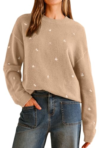 Arach&Cloz Sweaters for Women 2025 Fall Winter Fashion Blouse Wool